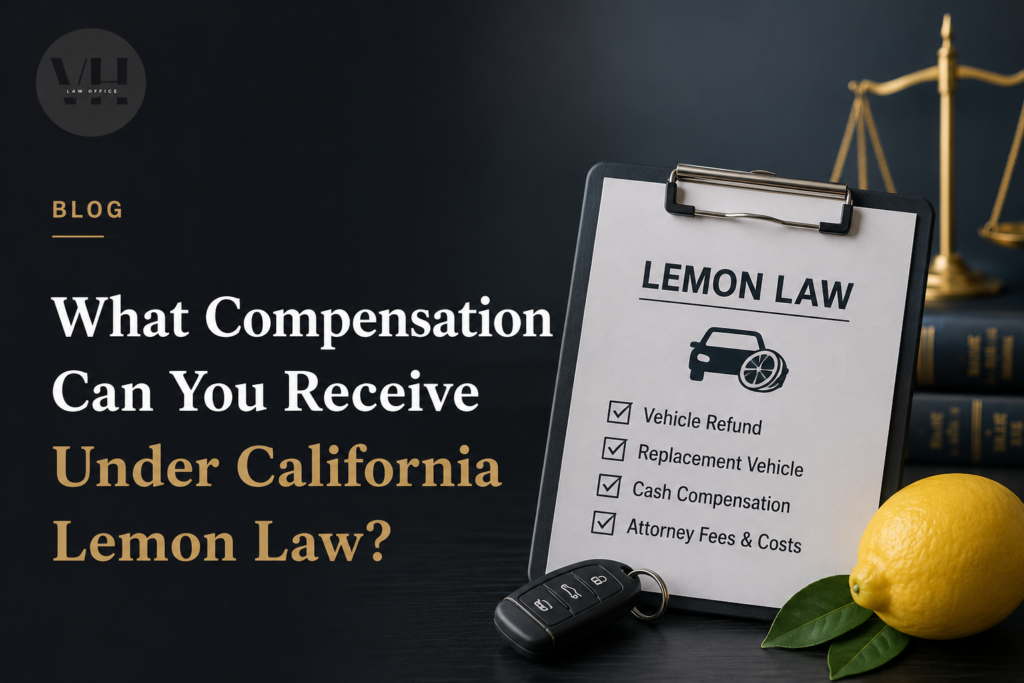 California Lemon Law attorney helping client receive compensation for defective vehicle