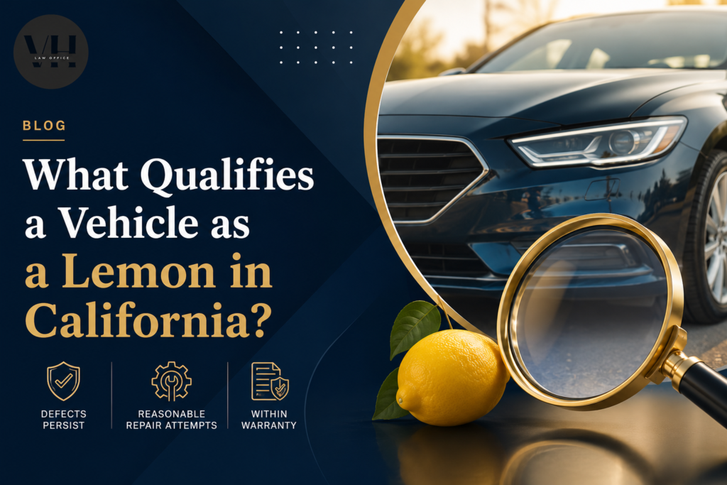 California lemon law vehicle